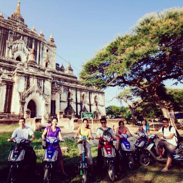 renting a scooter in bagan myanmar | Ummi Goes Where?