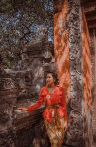 Balinese traditional costume photoshoot