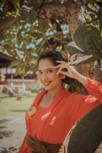 Balinese traditional costume photoshoot