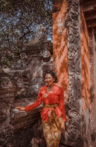 Balinese traditional costume photoshoot