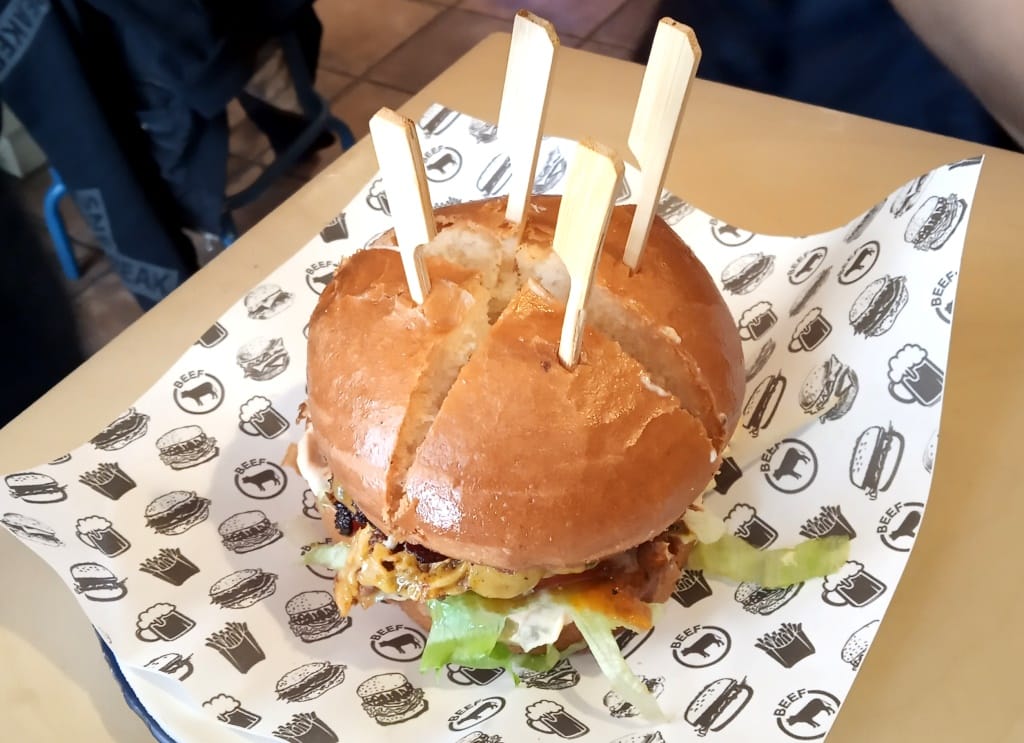 Skaptoburger in Balkan Bites free food tour | Ummi Goes Where?