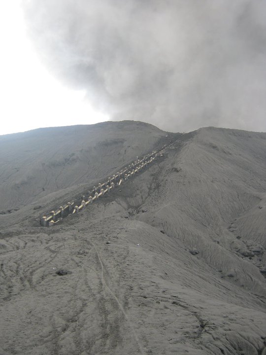 Climbing Mount Bromo