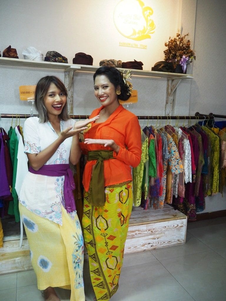 With Mega Gumelar at Ayuning Bali Busana