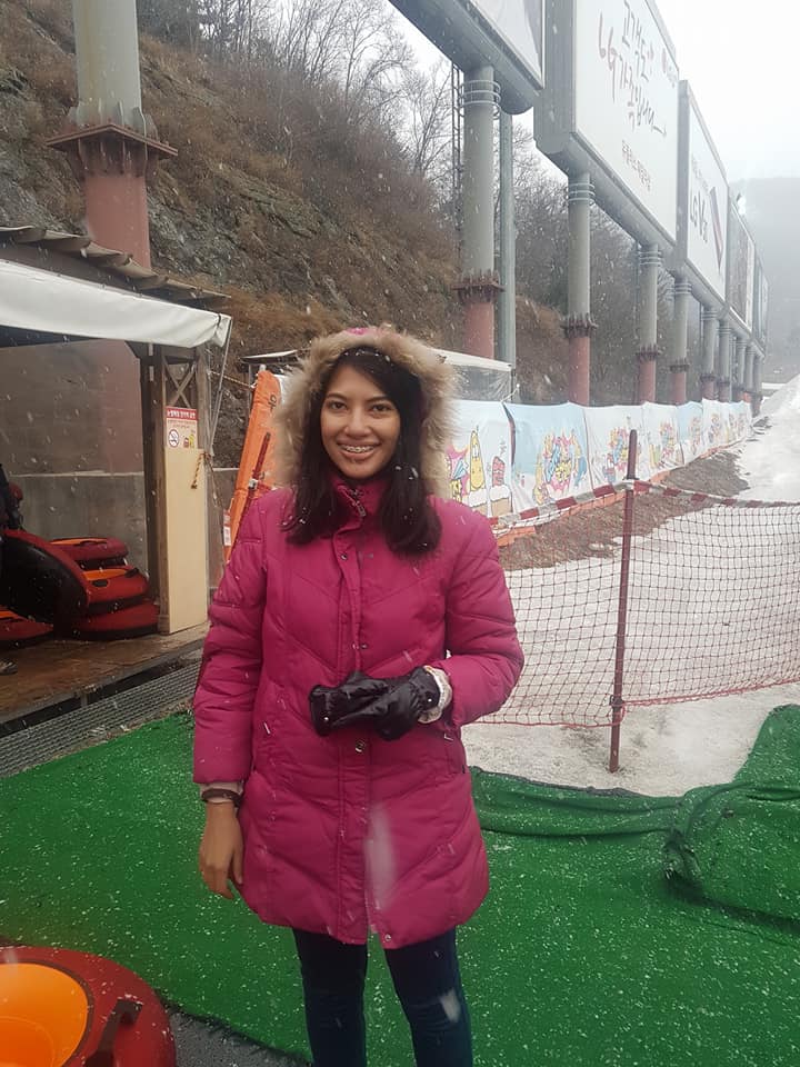 Sledding field at Konjiam Ski Resort