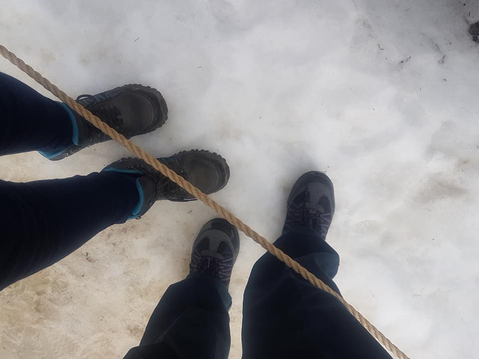 snow like shaved ice