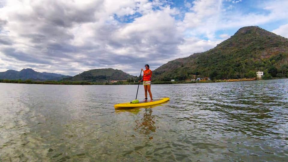 Stand up paddling in Vietnam