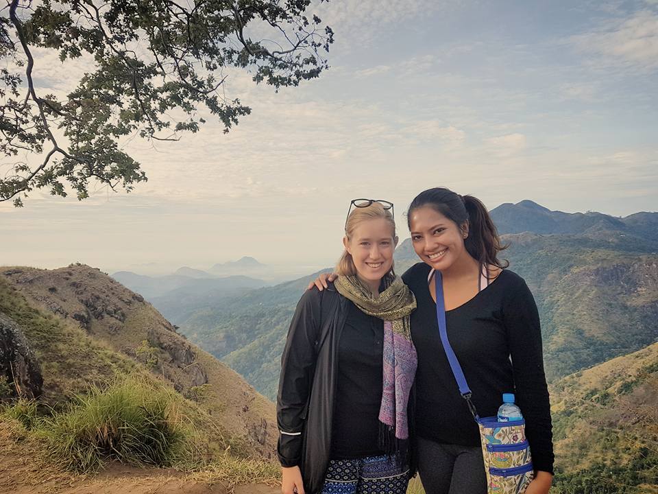 Two women on Little Adam's Peak