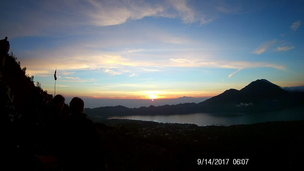 Sunrise over Mount Batur Bali
