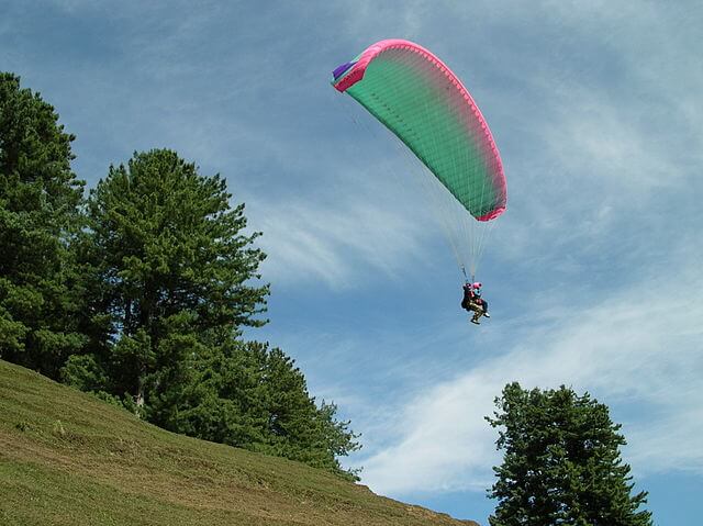 tandem paragliding