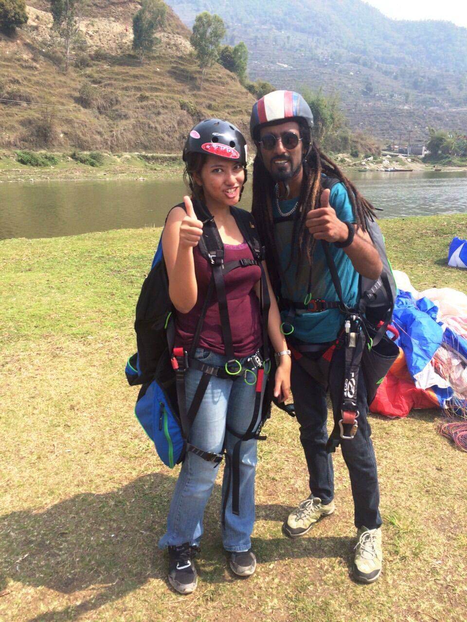 Paragliding in Pokhara Nepal