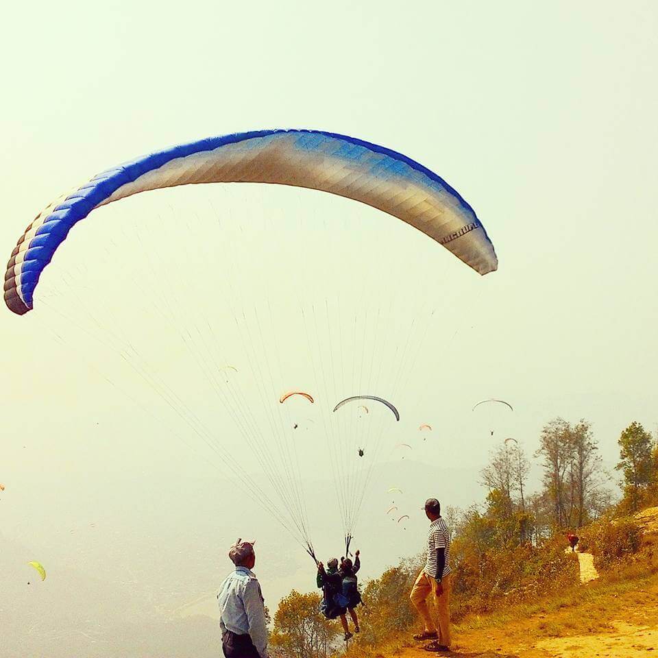 Paragliding in Pokhara Nepal