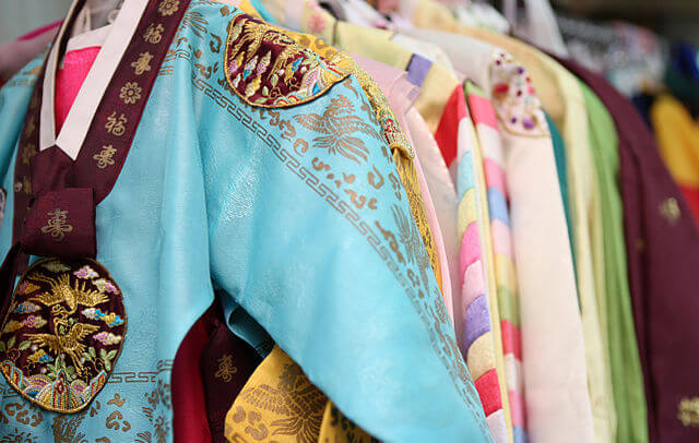 Wearing Hanbok in Seoul