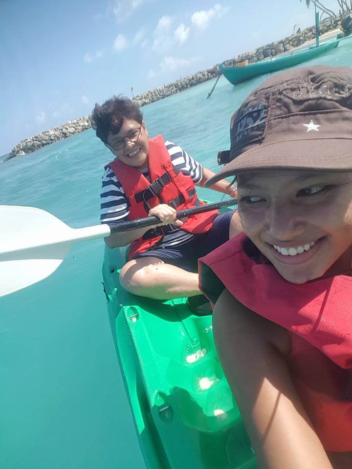 Kayaaking in Maafushi Maldives