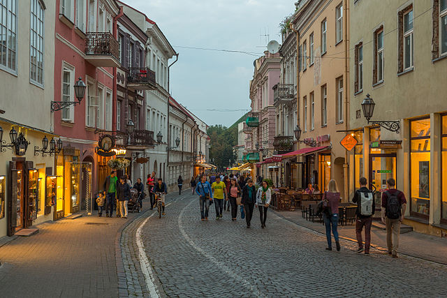 Pilies Street, Vilnius, Lithuania