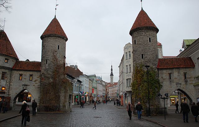 Viru Gate Tallinn Estonia
