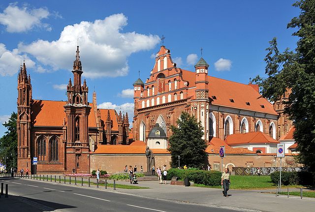 Church of St Anne & St Bernardine Vilnius