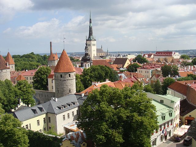 Tallinn Old Town from Toompea Hill